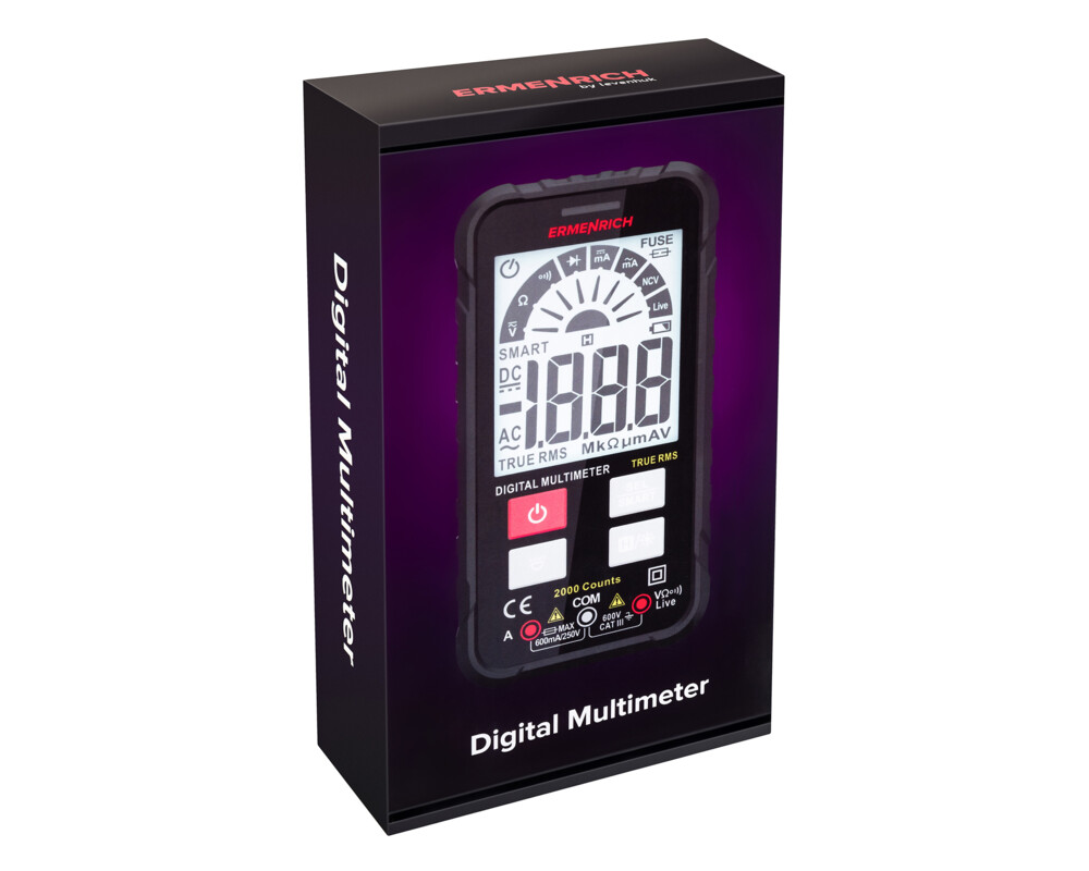 Мултицет Цифров мултиметър Ermenrich Zing TC16 8