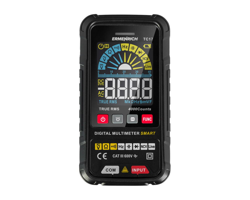 Мултицет Цифров мултиметър Ermenrich Zing TC17 3