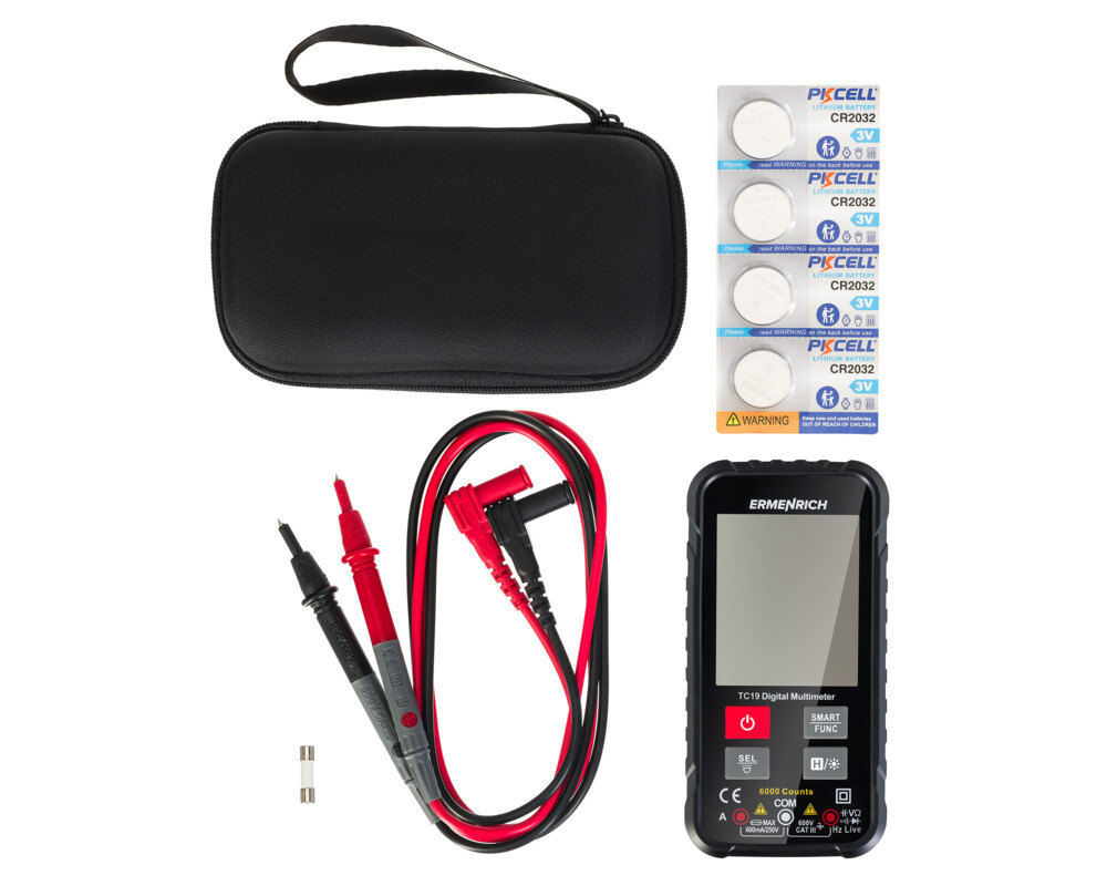 Мултицет Цифров мултиметър Ermenrich Zing TC19 8