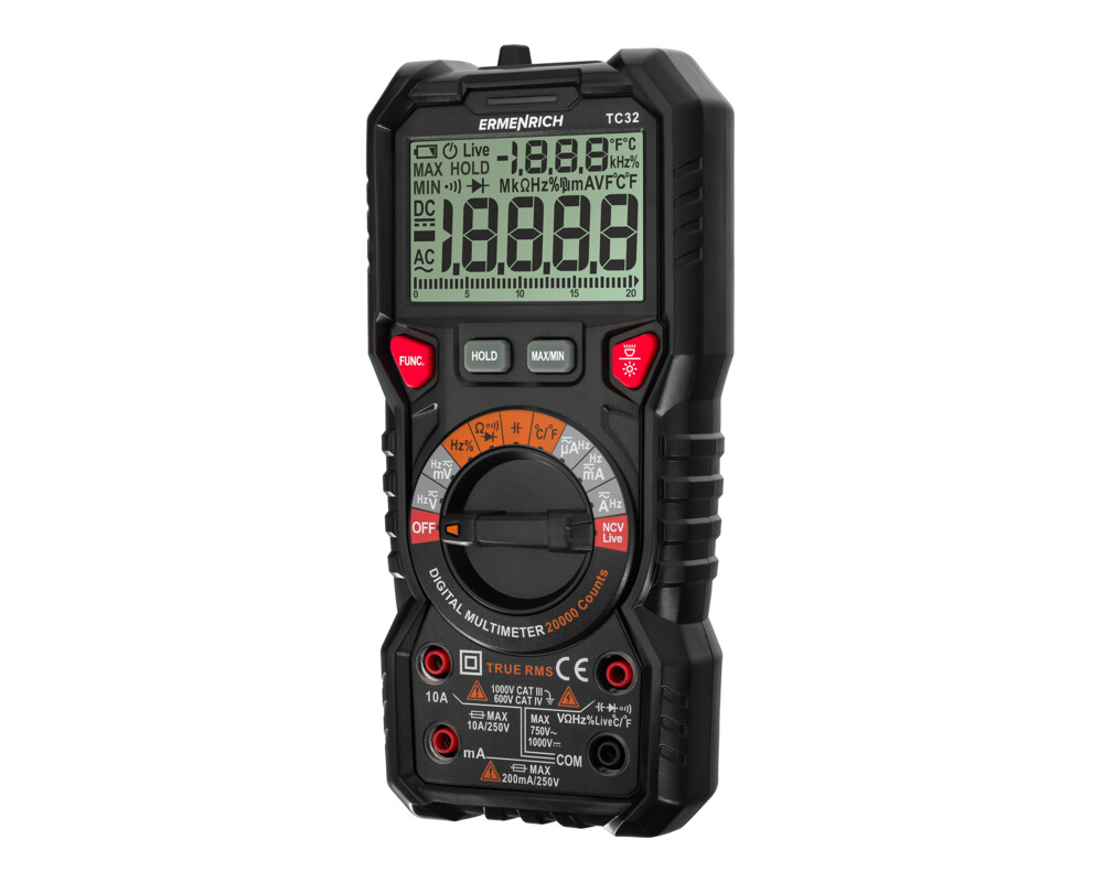 Мултицет Цифров мултиметър Ermenrich Zing TC32 2