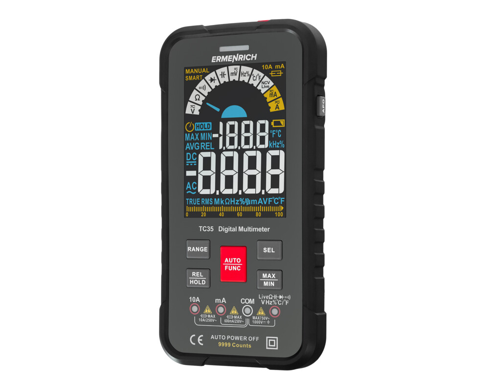 Мултицет Цифров мултиметър Ermenrich Zing TC35 2