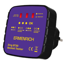  Тестер за захранващи контакти Ermenrich Zing ST30 788804 83818 на топ цена - PIC.bg