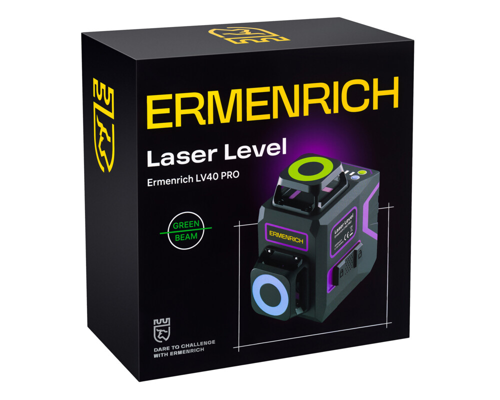 Нивелир Лазерен нивелир Ermenrich LV40 PRO 10