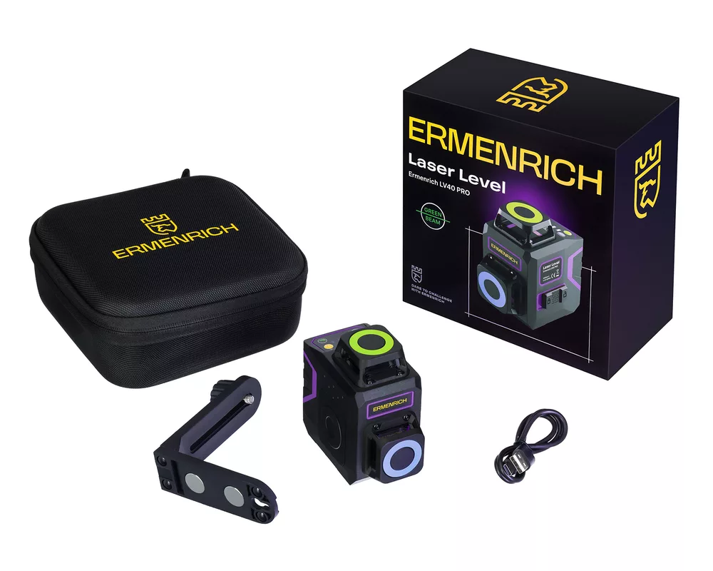 Нивелир Лазерен нивелир Ermenrich LV40 PRO 2