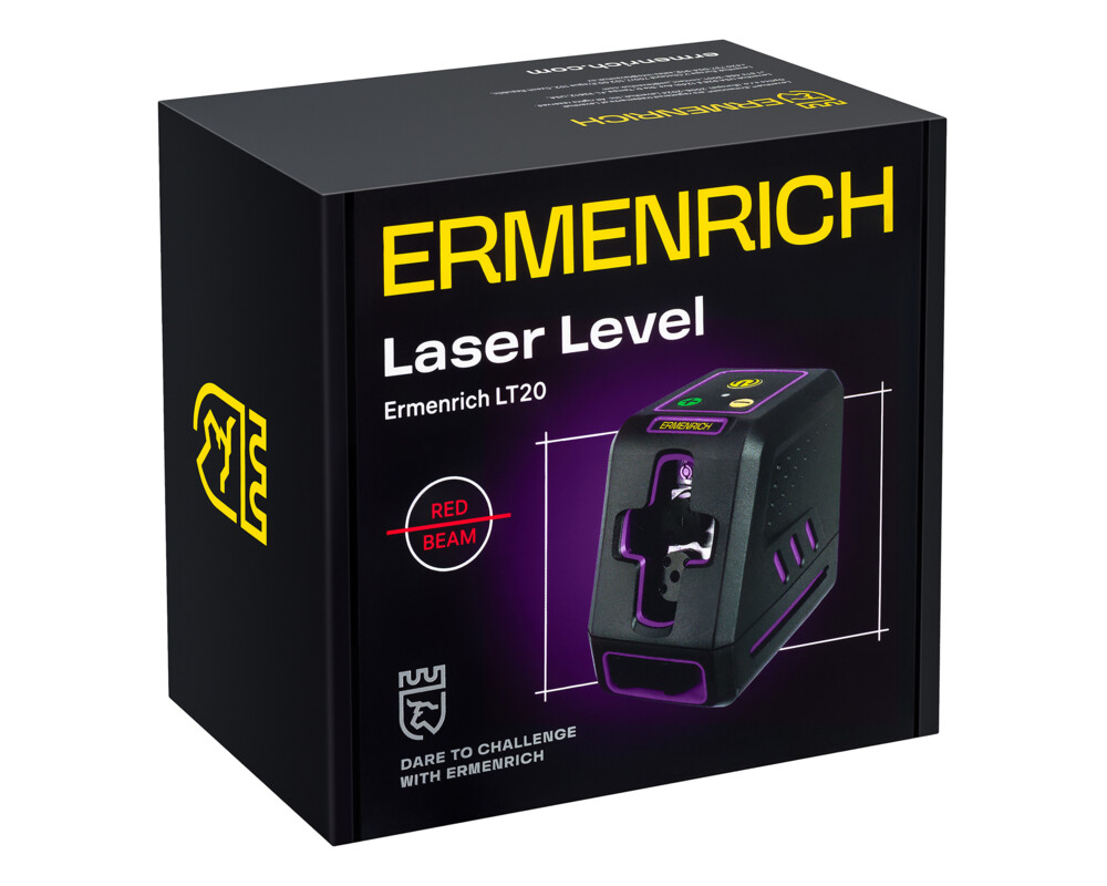 Нивелир Лазерен нивелир Ermenrich LT20 10