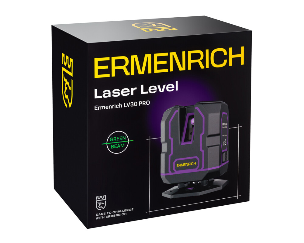 Нивелир Лазерен нивелир Ermenrich LV30 PRO 15