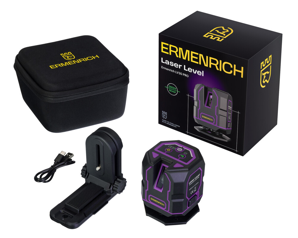 Нивелир Лазерен нивелир Ermenrich LV30 PRO 7