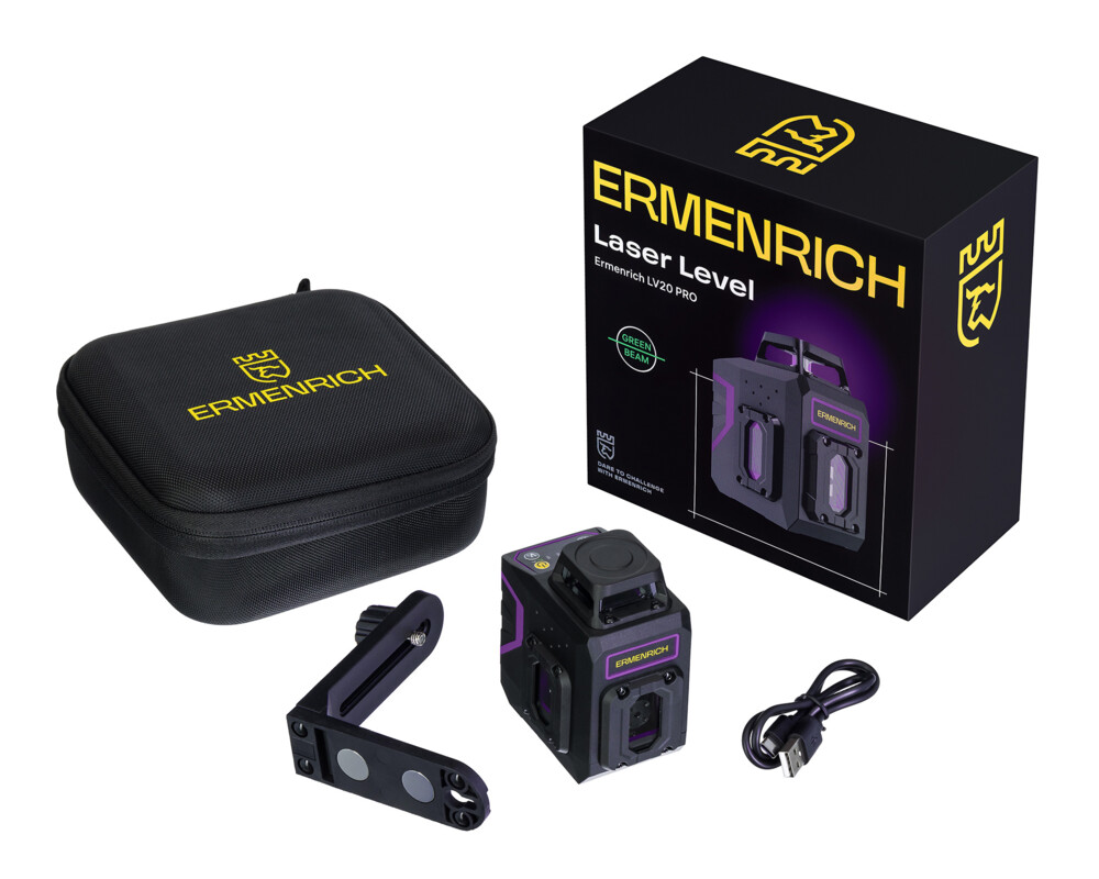 Нивелир Лазерен нивелир Ermenrich LV20 PRO 8