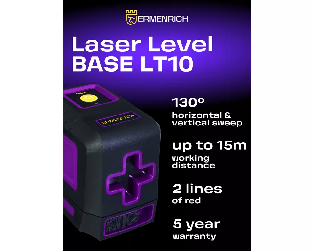 Нивелир Лазерен нивелир Ermenrich LT10 12