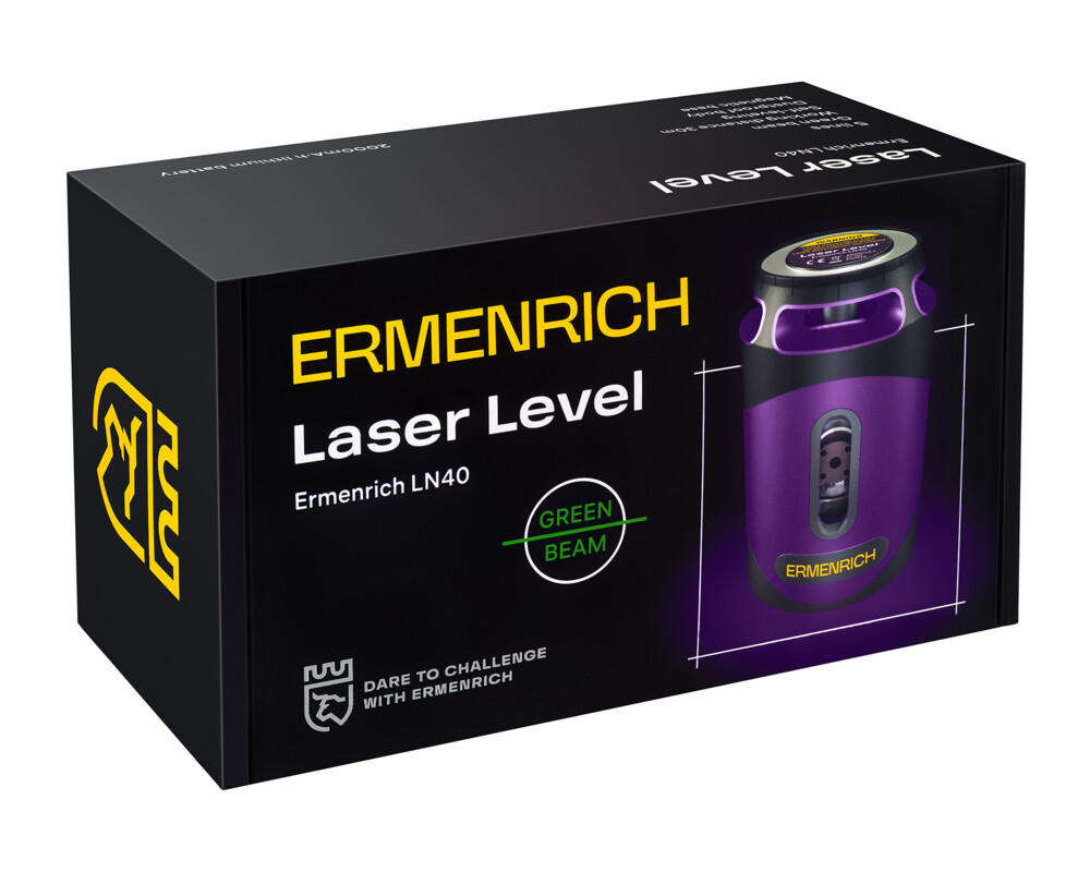 Нивелир Лазерен нивелир Ermenrich LN40 12