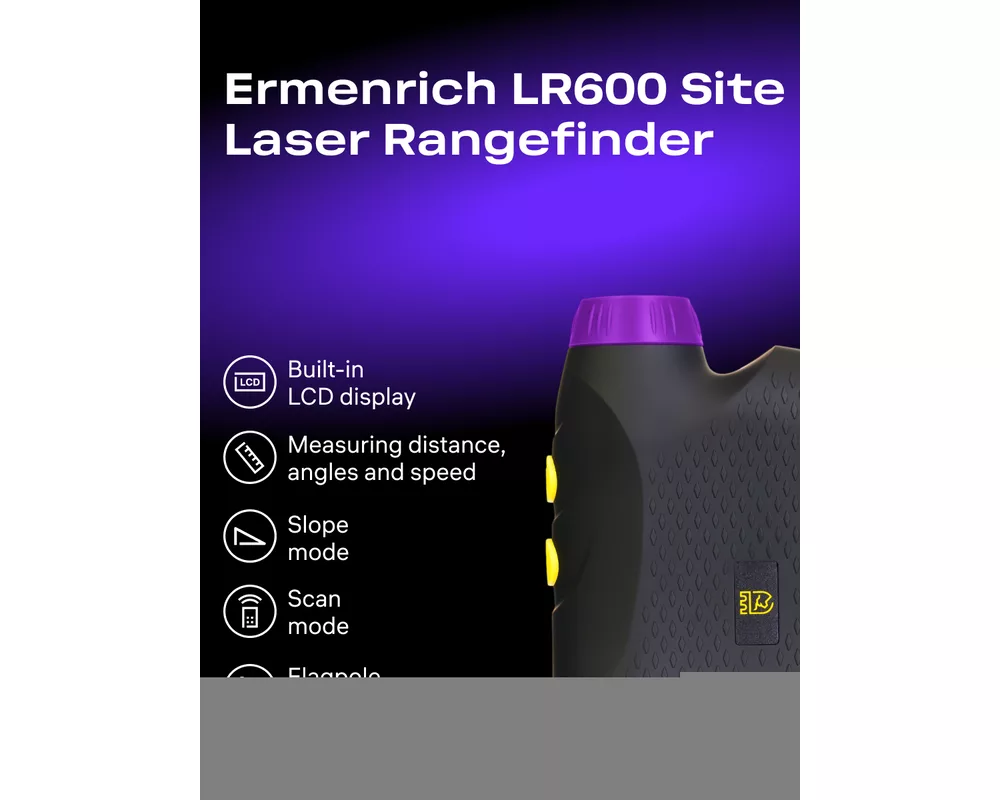 Далекомер Строителен лазерен далекомер Ermenrich LR600 13