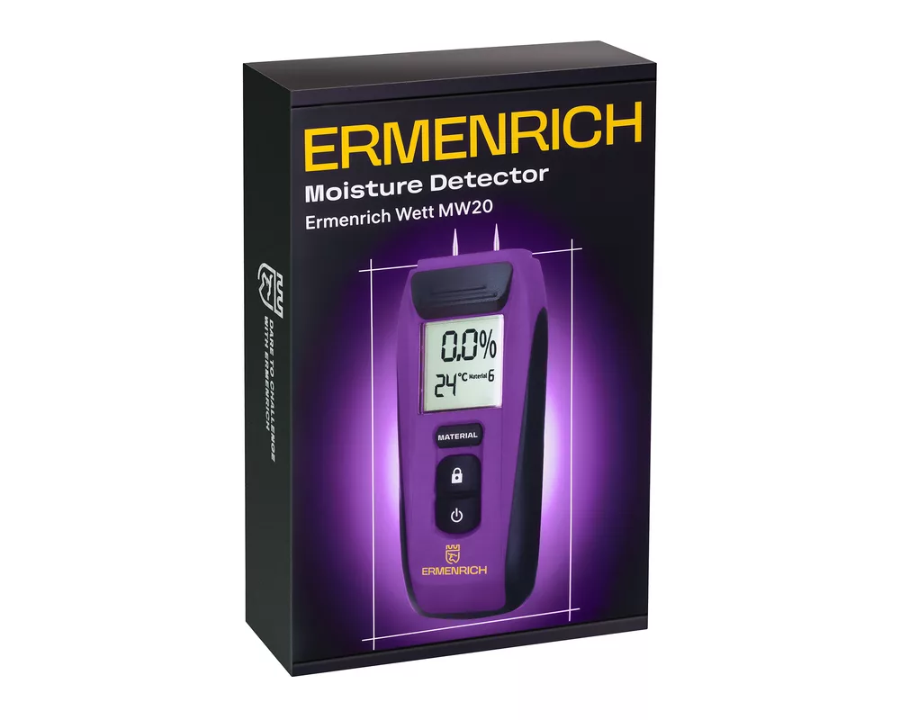Влагомер Детектор за влага Ermenrich Wett MW20 8