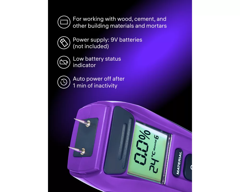 Влагомер Детектор за влага Ermenrich Wett MW20 20