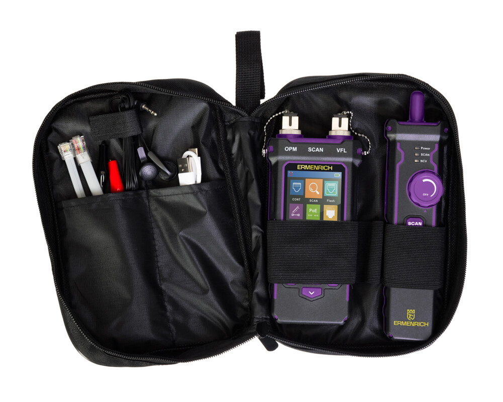 Мрежов инструмент Оптичен търсач за кабели Ermenrich NetGeeks NP60 5