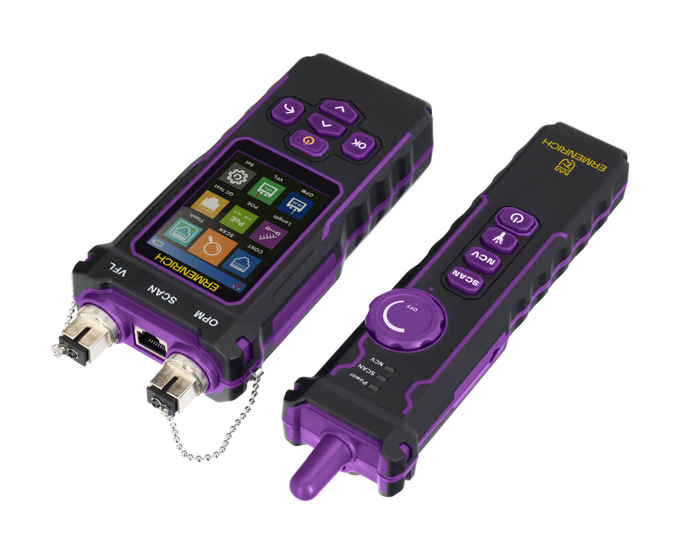 Мрежов инструмент Оптичен търсач за кабели Ermenrich NetGeeks NP60 9