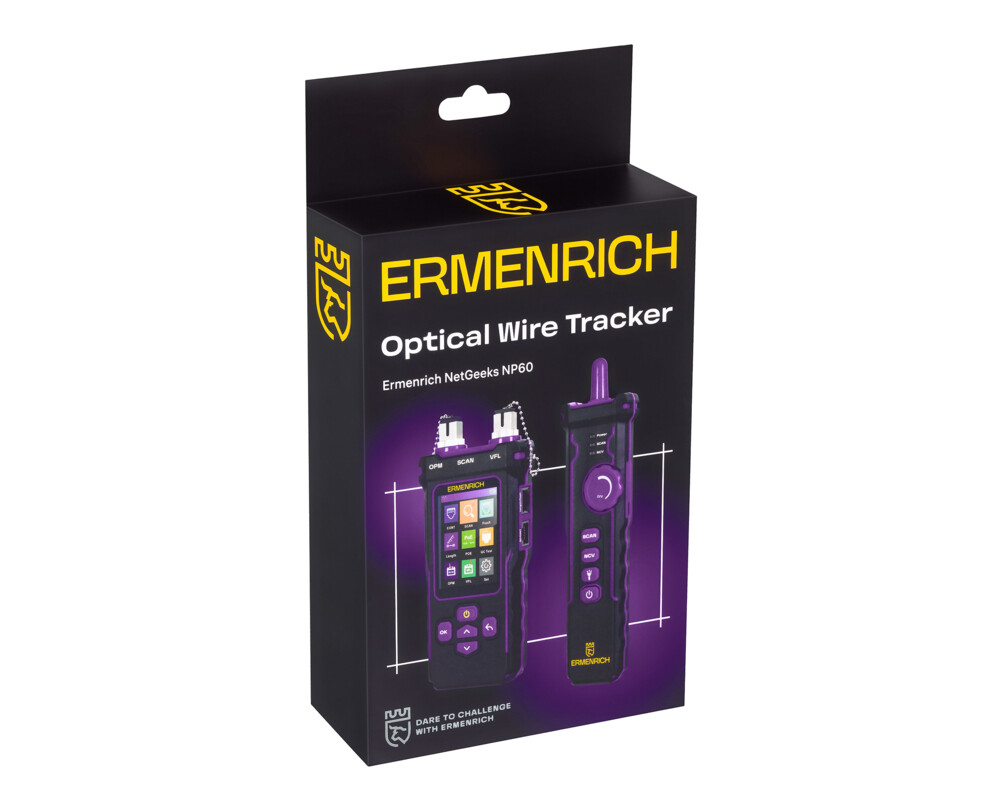 Мрежов инструмент Оптичен търсач за кабели Ermenrich NetGeeks NP60 15