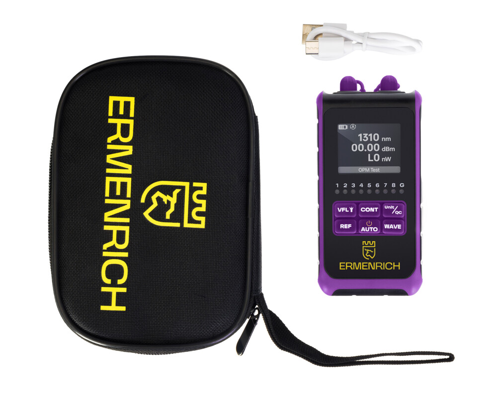 Мрежов инструмент Оптичен мултиметър Ermenrich NetGeeks NU25 4