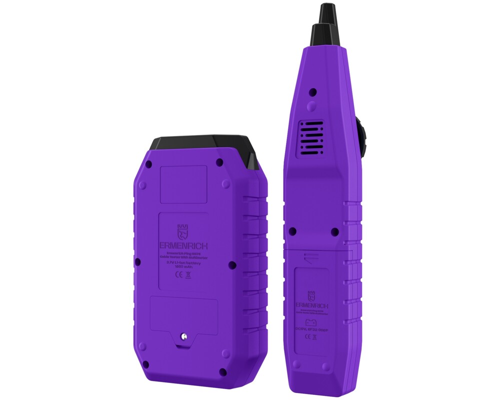 Мрежов инструмент Тестер за кабели Ermenrich Ping SM75 с мултиметър 2