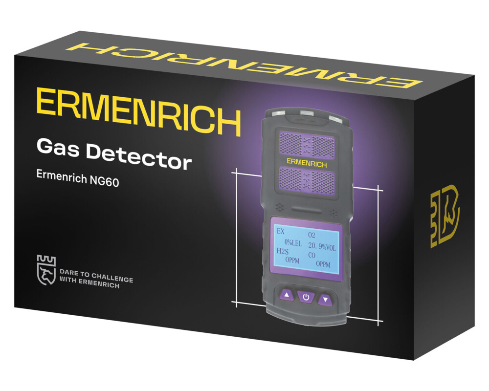 Неразрушаващо изпитващо устройство Газ детектор Ermenrich NG60 2