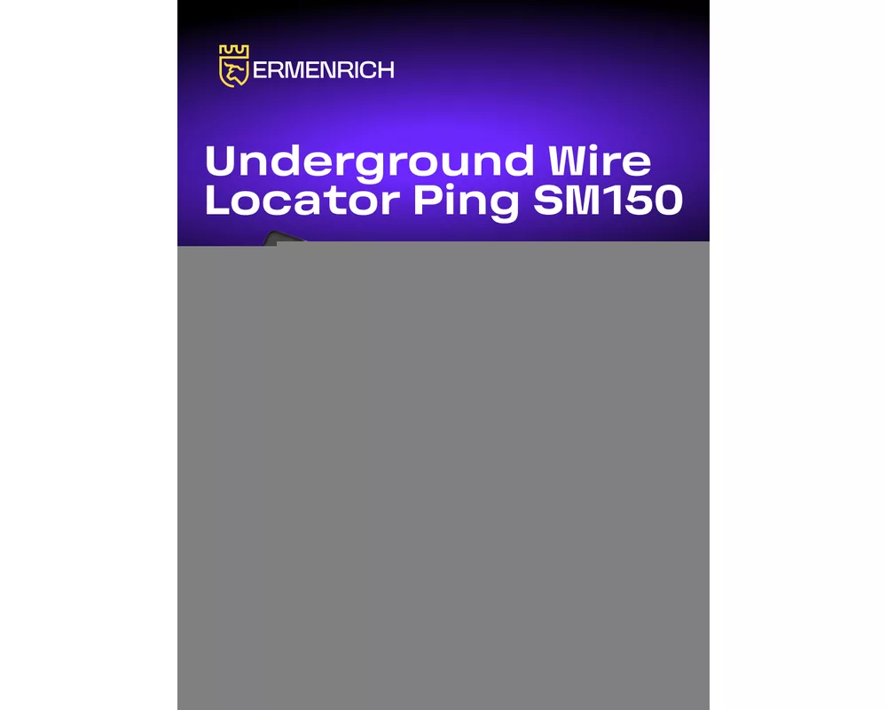 Детектор за издатини Локатор на подземни проводници Ermenrich Ping SM150 11