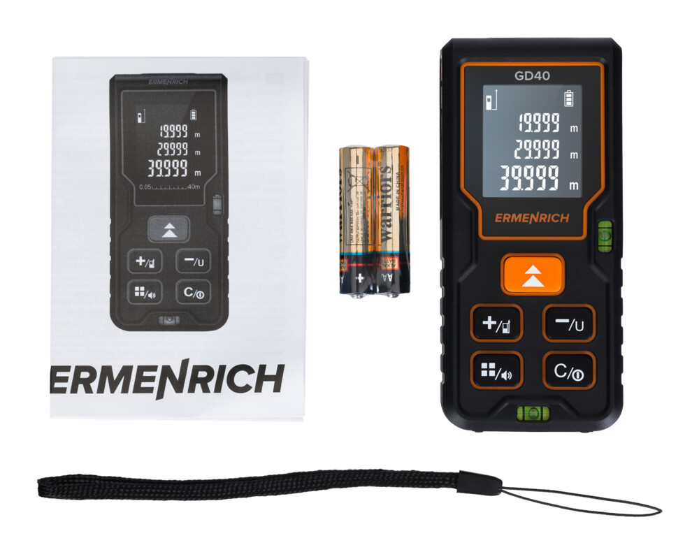 Ролетка Лазерен измерител Ermenrich Reel PLUS GD40 8