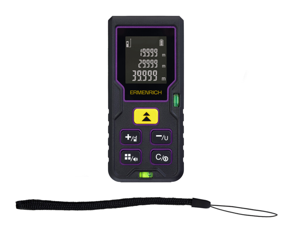 Ролетка Лазерен измерител Ermenrich Reel PLUS GD40 24