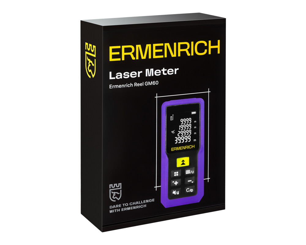 Ролетка Лазерен измерител Ermenrich Reel PRO GM60 7