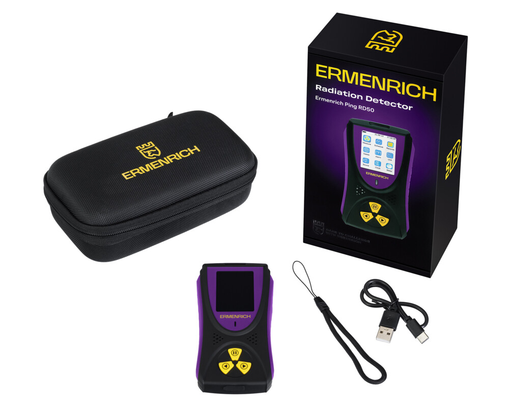 Устройство за измерване на параметрите на околната среда Детектор на радиация Ermenrich Ping RD50 16