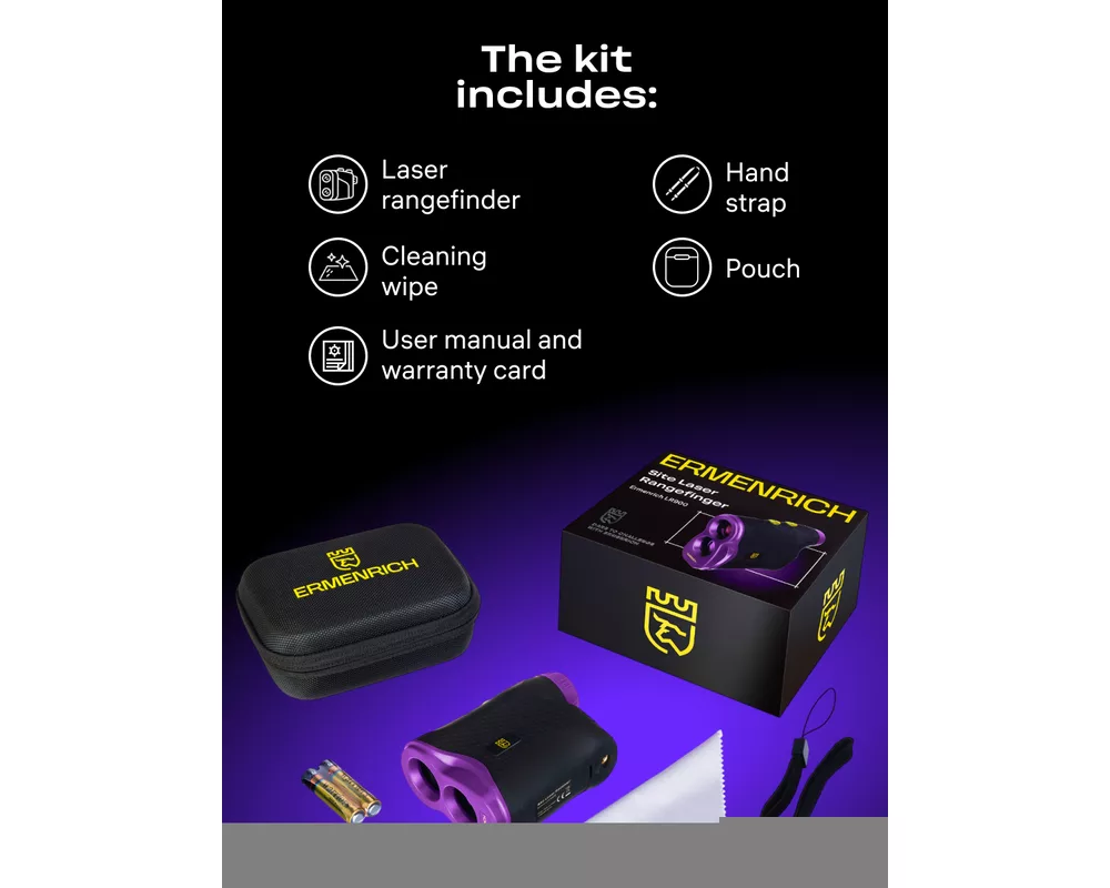 Далекомер Строителен лазерен далекомер Ermenrich LR900 15