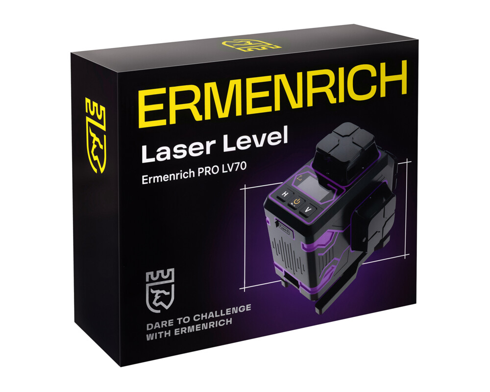 Нивелир Лазерен нивелир Ermenrich PRO LV70 10