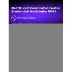 Мрежов инструмент Мултифункционален тестер за кабели Ermenrich NetGeeks NP45 14