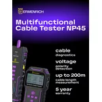 Мрежов инструмент Мултифункционален тестер за кабели Ermenrich NetGeeks NP45 13