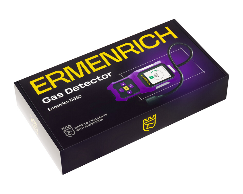 Неразрушаващо изпитващо устройство Газ детектор Ermenrich NG50 8