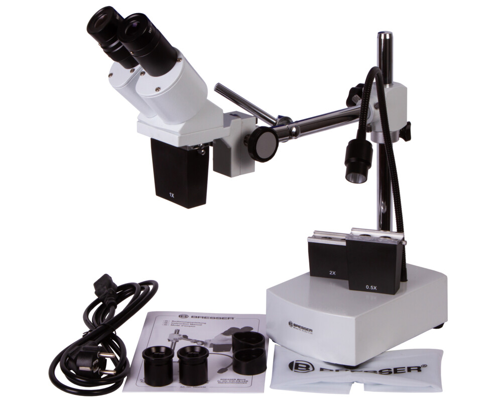 Микроскоп Стерео Bresser Biorit ICD CS 5–20x LED 2