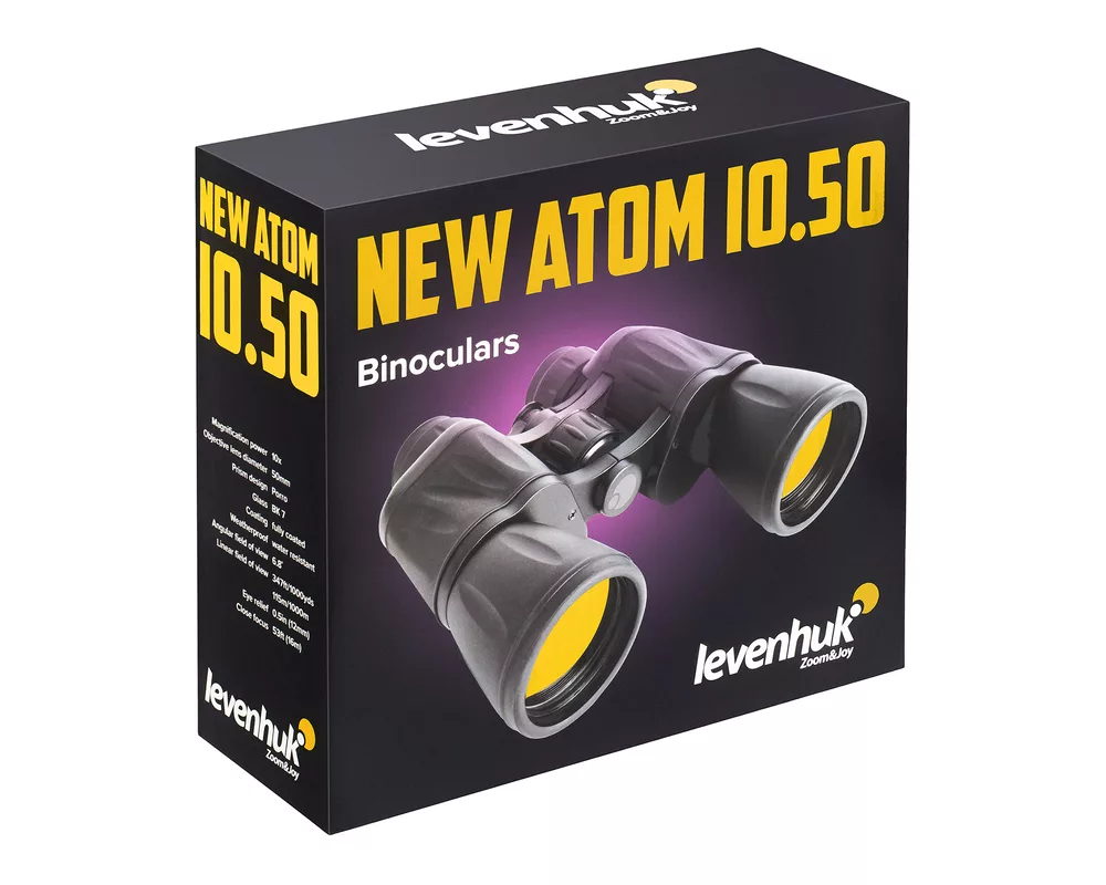 Бинокъл Levenhuk New Atom 10x50 13