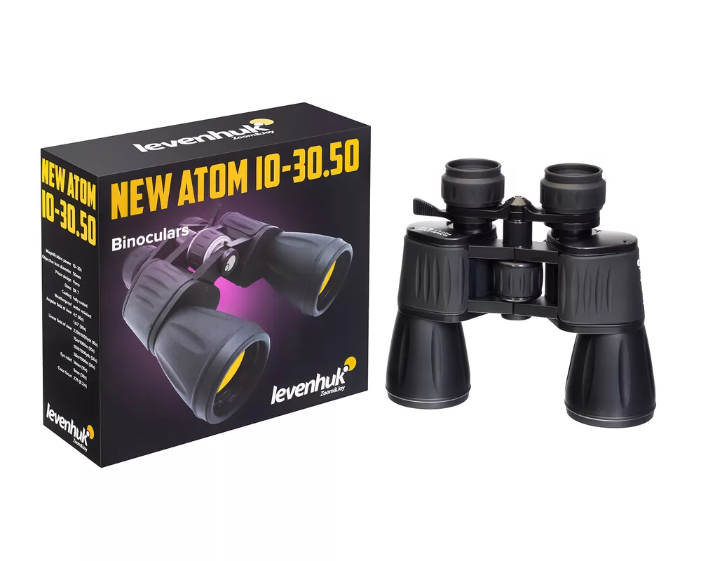 Бинокъл Levenhuk New Atom 10–30x50 5
