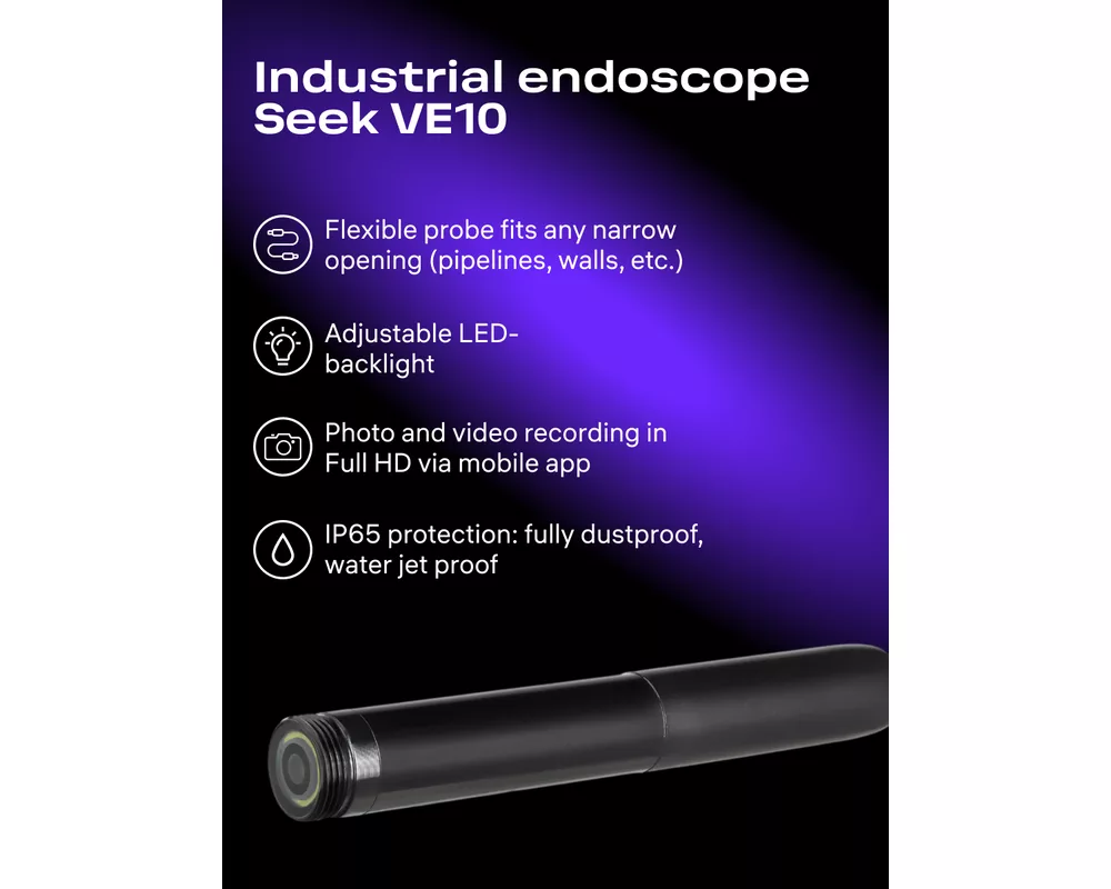 Ендоскоп Индустриален ендоскоп Ermenrich Seek VE10 4