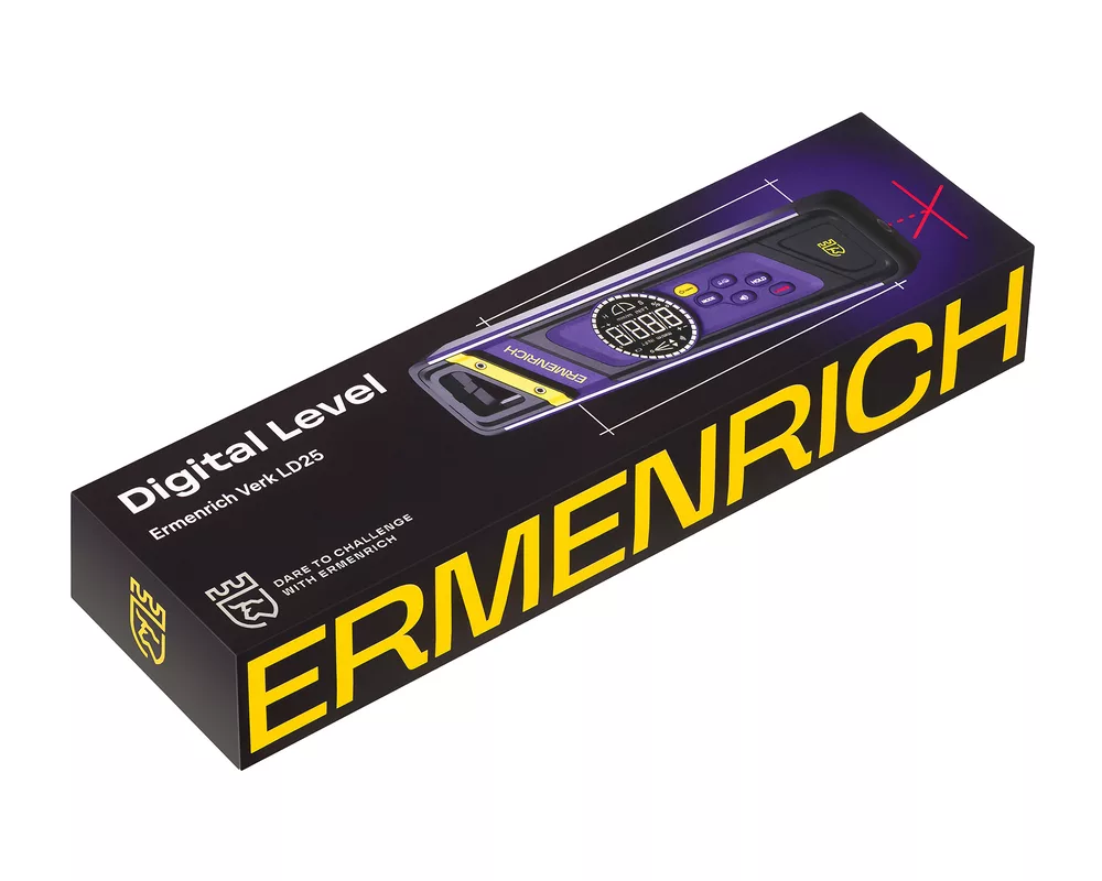 Нивелир Цифров нивелир Ermenrich Verk LD25 с лазер 6