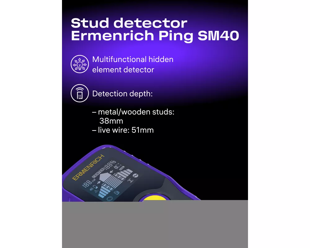 Детектор за издатини Детектор за издатини Ermenrich Ping SM40 3