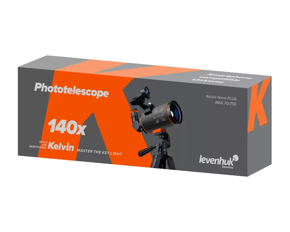 Телескоп Фото Levenhuk Kelvin Nova PLUS MAK 70/750 6