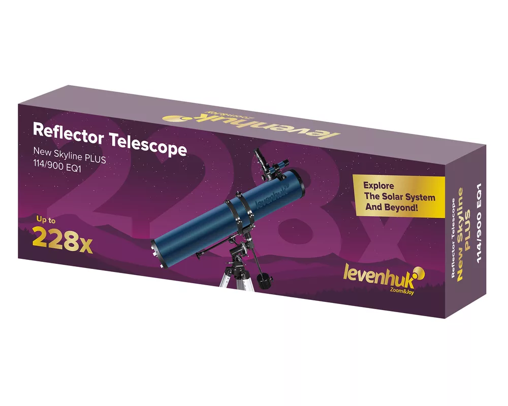 Телескоп Levenhuk New Skyline PLUS 114/900 EQ1 2