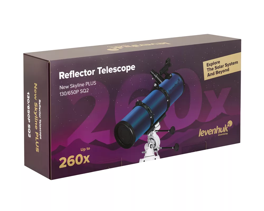 Телескоп Levenhuk New Skyline PLUS 130/650P SQ2 14