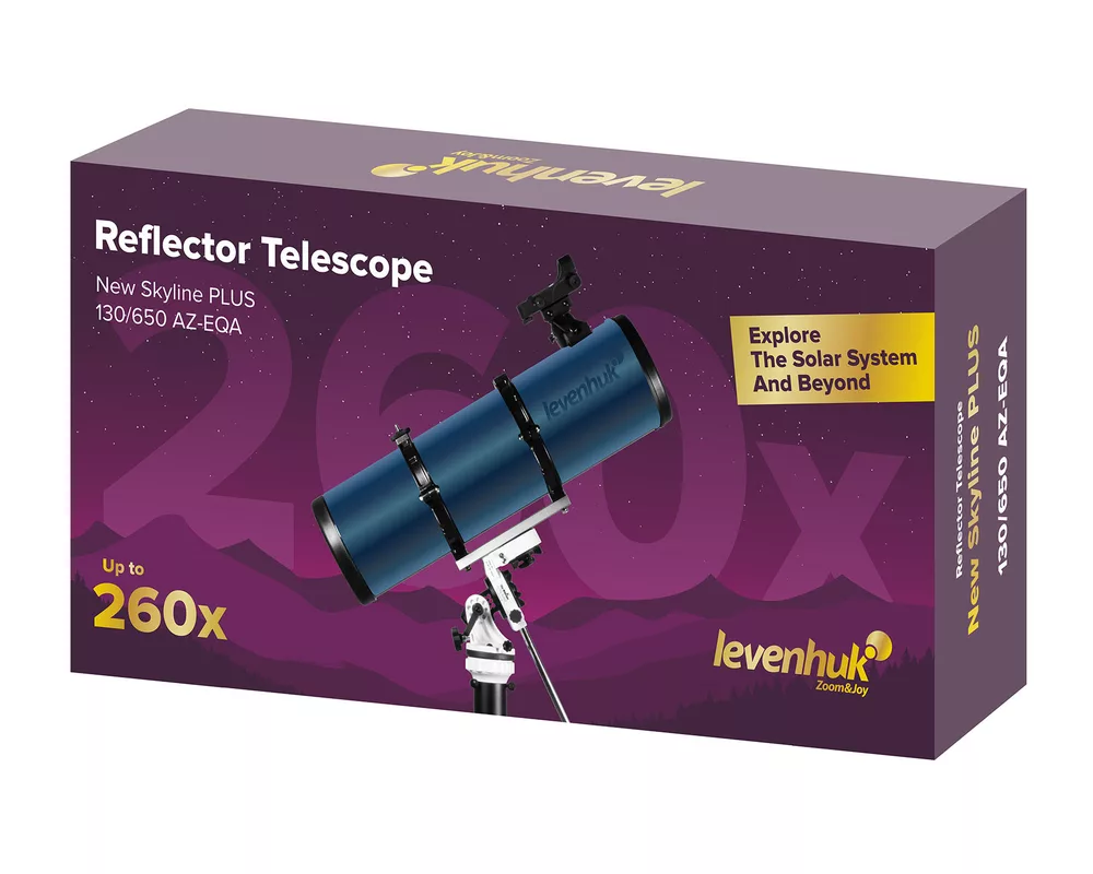 Телескоп Levenhuk New Skyline PLUS 130/650 AZ-EQA 2