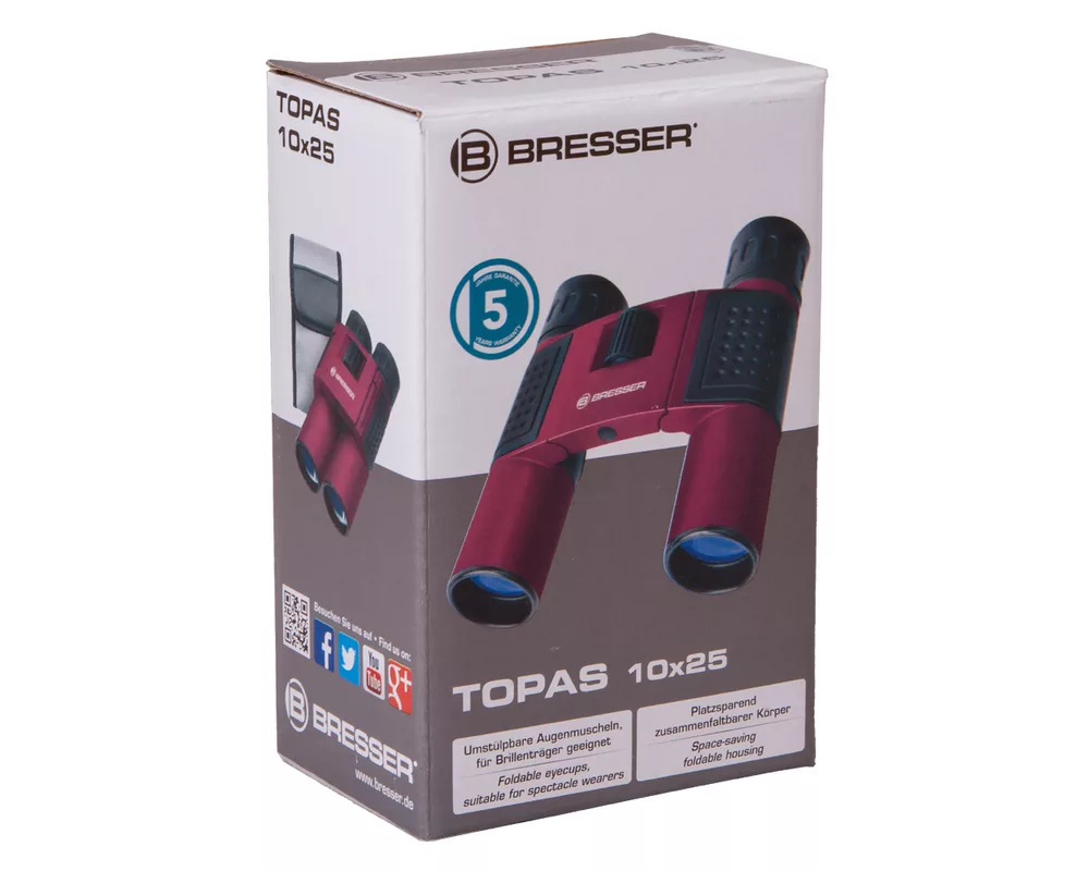 Бинокъл Bresser Topas 10x25 8