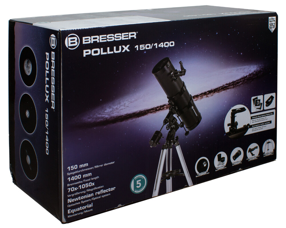 Телескоп Bresser Pollux 150/1400 EQ3 36