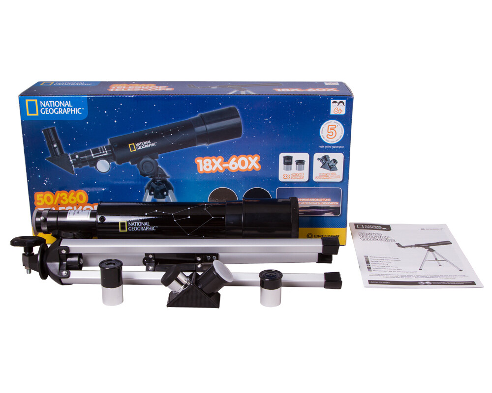 Телескоп Bresser National Geographic 50/360 AZ 25