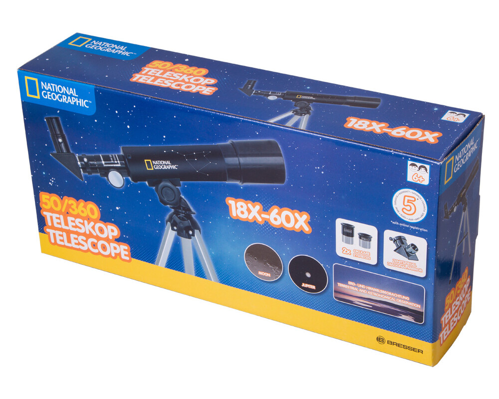 Телескоп Bresser National Geographic 50/360 AZ 9