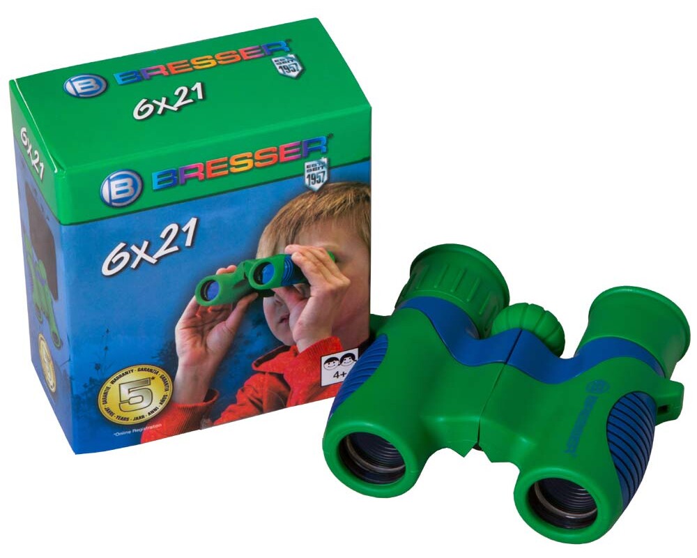 Бинокъл за деца Bresser Junior 6x21, зелен 8