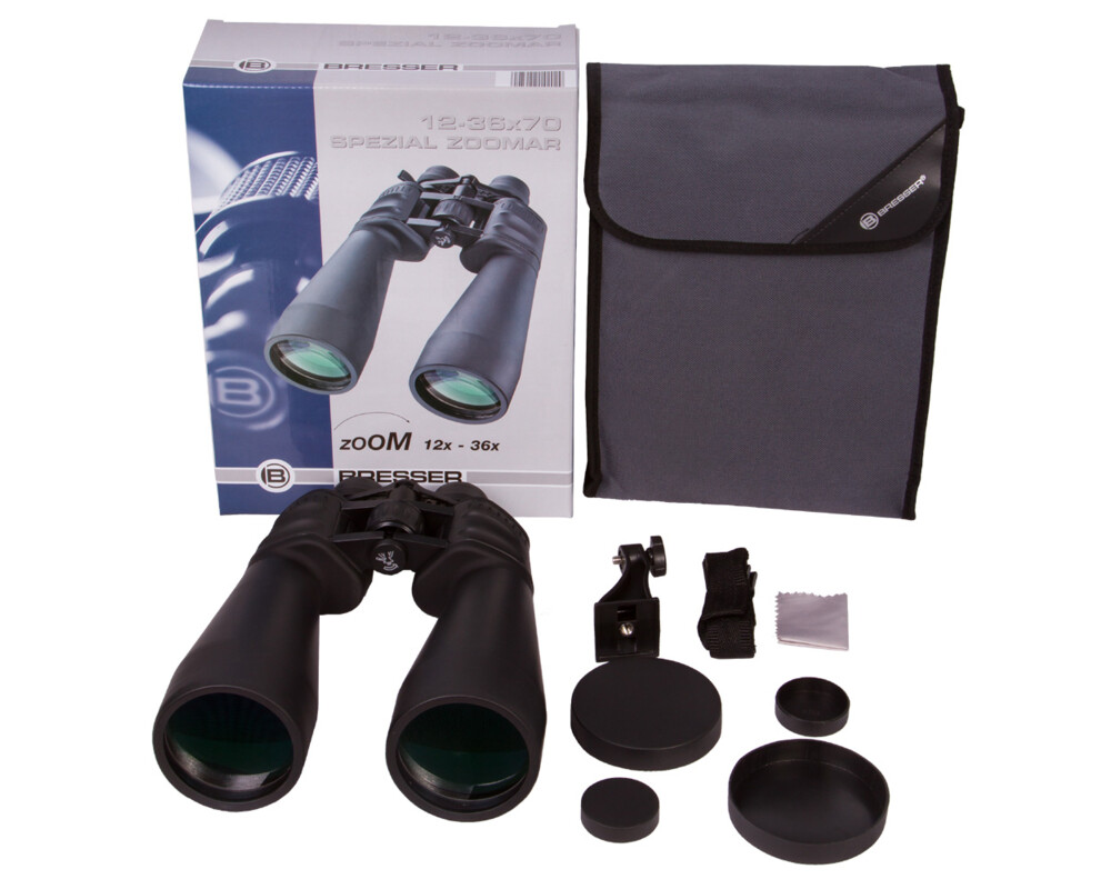 Бинокъл Bresser Spezial Zoomar 12–36x70 42