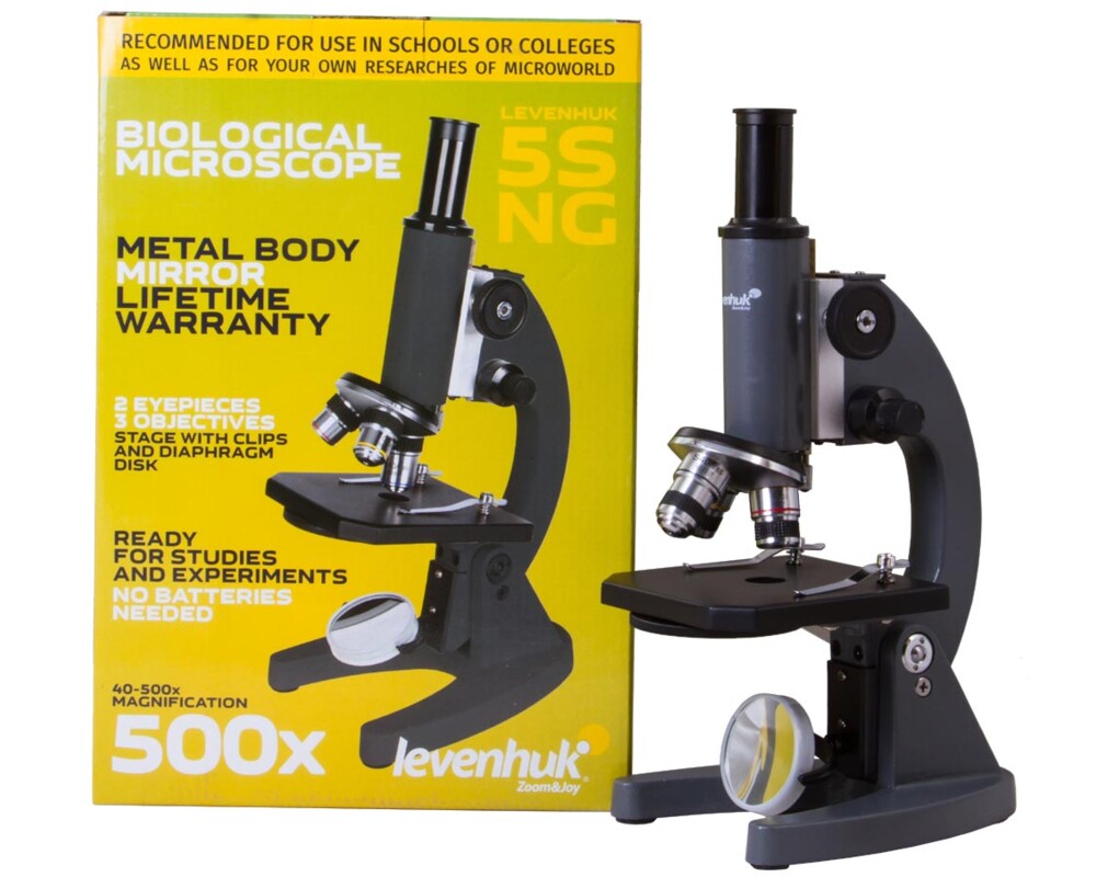 Микроскоп Монокулярен Levenhuk 5S NG 26
